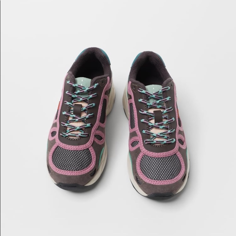 KIDS/ ATHLETIC LEATHER SNEAKERS